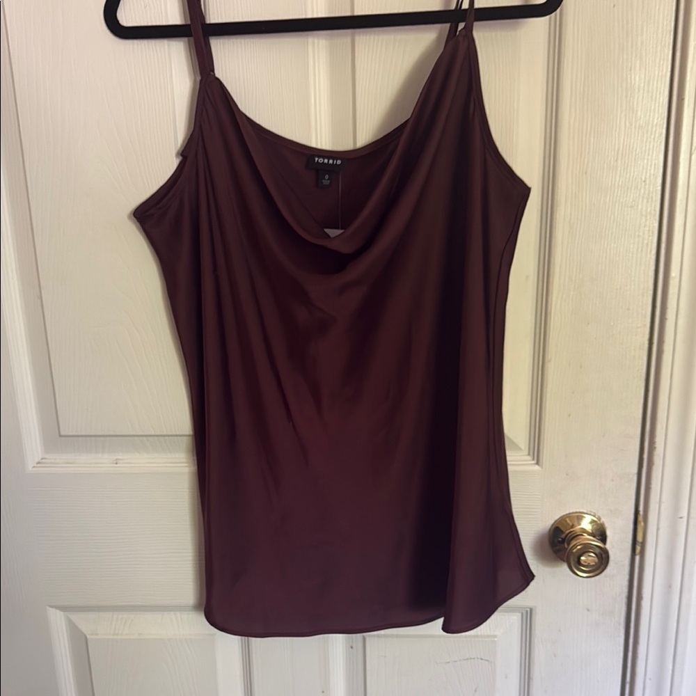 Torrid Women's Brown Cowl Neck Top